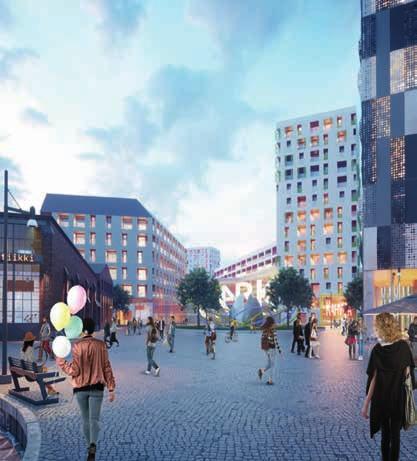 27 keskustan reuna-alueille. Merkoksen ja Atomi-korttelin kauppakeskittymät ovat siten hajauttaneet kaupunkirakennetta ja vaikuttaneet tyhjien liiketilojen lisääntymiseen ydinkeskustan alueella.