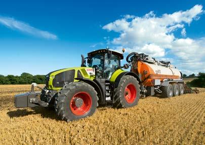 Lisäksi kaikkia vaihteiston välityssuhteita voidaan käyttää kaikilla moottorin kierrosnopeuksilla, jonka myötä AXION 900 -traktorit tarjoavat monipuolisia käyttömahdollisuuksia ympäri vuoden.