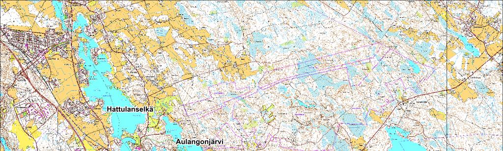2 Kuva 1.1. Kankaistenjärven sijainti. Perus- ja yleiskarttarasteri Maanmittauslaitos 6/2012. 2.
