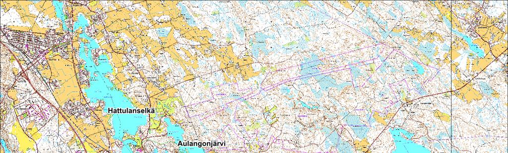 2 Kuva 1.1. Kankaistenjärven sijainti. Perus- ja yleiskarttarasteri Maanmittauslaitos 6/2012. 2.