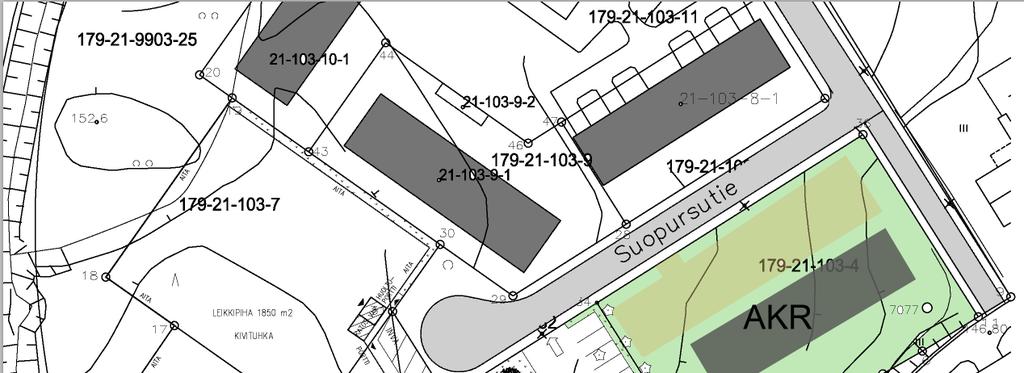9) Ote asemakaavaluonnoskartasta. Havainnekuva. 4.2.2 Luonnosvaiheen palaute ja sen huomioon ottaminen Asemakaavamuutosluonnoksesta ei saatu mielipiteitä sen ollessa nähtävänä 17.8.-3.9.2018.