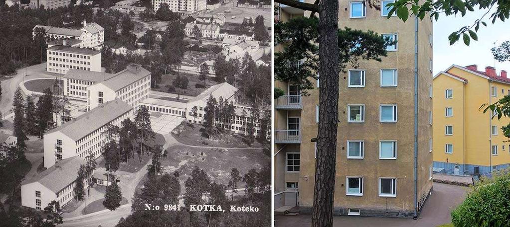 Kotkan keskustaa kuvattuna Haukkavuoren näkötornista.