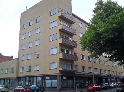 asuinkerrostalo. Vaurioitui pahoin II-maailmansodan 73 pommituksissa.