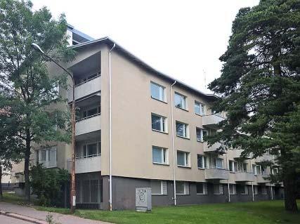 1962 Paikallisesti merkittävä RKY 09 300315 Veikko Malmio MK 08 KYM 92 Kookas asuin- ja liikerakennus Sibeliuksen puiston reunalla. OYK 96 30.