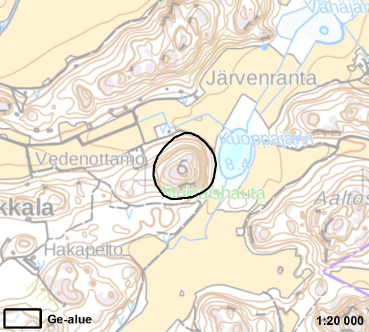 JÄRVENMÄKI 2 Kaarina 7 ha Uusi alue Järvenmäki on maakunnallisesti arvokas kallioalue itäisessä Kaarinassa.