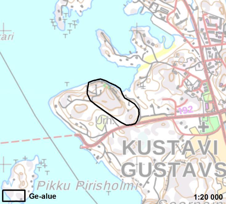 Kallioalueella on tavanomaisia silokallioita ja matalia porrasmaisia jyrkänteitä, eikä loivapiirteinen alue juuri erotu ympäristöön.