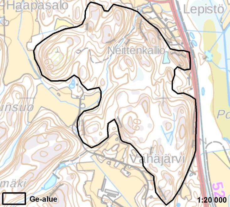 Vastaavasti näkymät lakiosista järvi- ja viljelysmaisemaan ovat komeita. Alueen jyrkännemuodot ovat massiivisia ja hyvin edustavia.