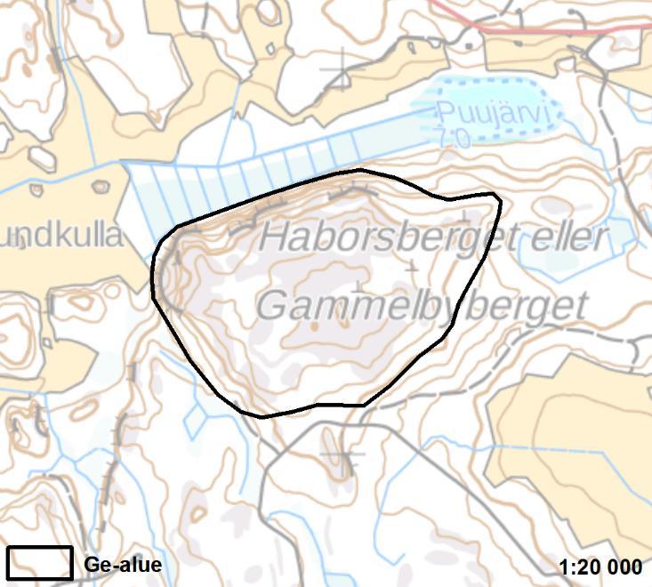 Se on geolgoisesti, maisemallisesti ja biologisesti erittäin merkittävä harjualue. Saaren pääosan muodostaa loivamuotoinen, tasaantunut, alunperin deltamainen harjulaajentuma.