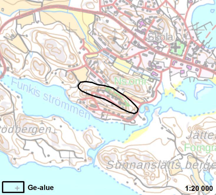 KLOCKARBERGEN 2 Parainen 5 ha Ei muutosta Klockarbergen on maakunnallisesti arvokas kallioalue.