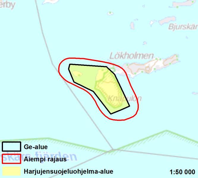 LÖKHOLMEN-KNAPPELÖN Arvokas harjualue 1 Parainen 71 ha Muuttunut Lökholmen-Knappelön on harjujensuojeluohjelmaan kuuluva valtakunnallisesti arvokas harjualue Paraisten kunnan eteläosassa.