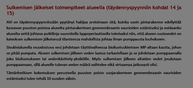 Tämä täytyisi tehdä pysyvästi tuhansien vuosien ajan.