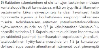 tarkasteltu hanke