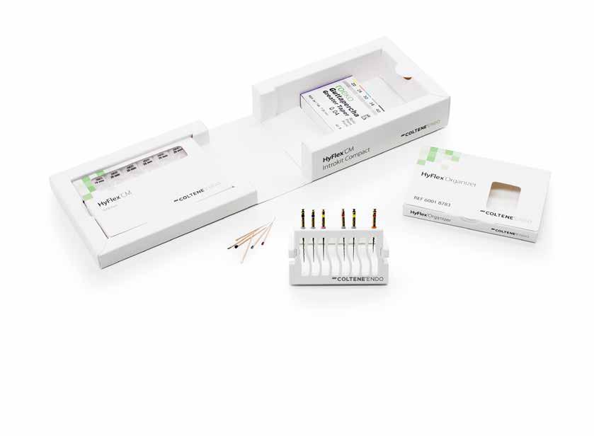 -tutustumispakkaus: 1 Organizer -teline 1 NiTi -viila Refill Sequence -lisäsarja 1 ROEKO-guttaperkkanasta Greater Taper 0.