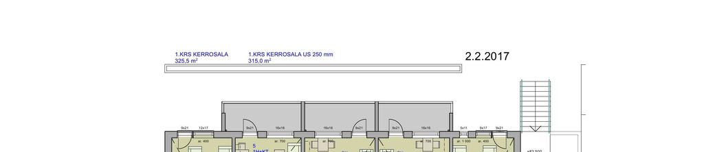 KERROS 1 8 27,5 m² 9 2h 33,5 m² 7 24,5 m² 6 25,0