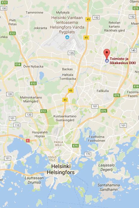 Helsinki Vantaan lentoasemalle 4,6 km Kehä III 2 km, Tuusulanväylä 2,8 km, Lahdenväylä 5,5 km Vihdine Turunväylä Länsiväylä Kehärata Kehä III Asunto Oy Vantaan Kultarusko HELSINKI Itäväylä Tikkurila