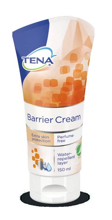 TENA Barrier Cream Suojavoide on hajusteeton ja säilöntäaineeton. TENA Zinc Cream Sinkkivoide Suojaa ja hoitaa herkkää ja ärtynyttä ihoa.