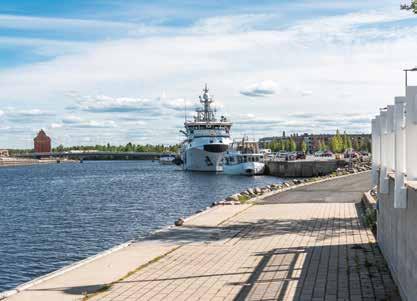TAITEIJAN NÄKEMYS Oulun Satamaranta Koti meren rannassa Satamaranta tarjoaa modernia ja helppoa asumista aan meren tuntumassa.
