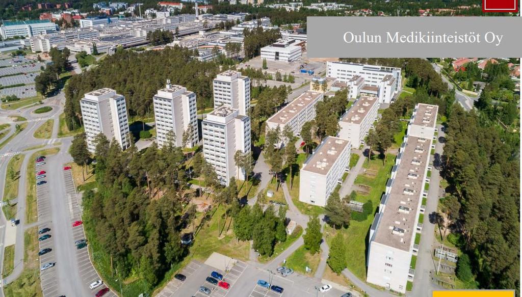 Oulun Medikiinteistöt Oy Osakekannan ja Sairaalarinne 4 maa-alueen