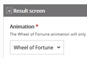 Näyttävän hyrrän saat, kun valitset animaation Wheel of