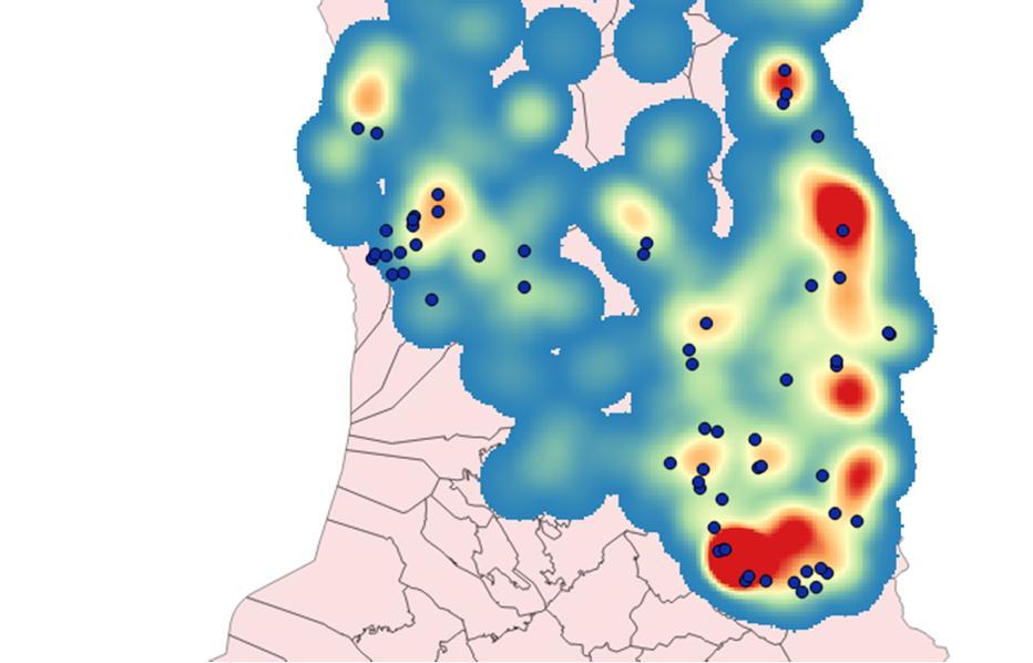 Koska kannanhoidollisia poikkeuslupia voidaan myöntää vain alueille joissa lajin kanta on vahva, on näitä lupia myönnetty ainoastaan poronhoitoalueen etelä-osiin, jossa on