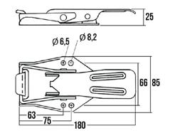 SALVAT LAVALUKKO 130 X 90 MM ZN