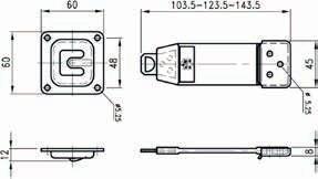 IKKUNAN JA OVEN PITIMET OVENPIDIN 123 MM Jousto-osa