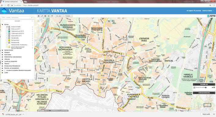 TIETOA KAUPUNKISUUNNITTELUSTA JA KAAVATÖISTÄ Maankäytön, rakentamisen ja ympäristön asiakaspalvelu (Kielotie 13) Vantaa-infot (Tikkurila, Myyrmäki) Asukaslehti Kaavoituskatsaus kerran vuodessa