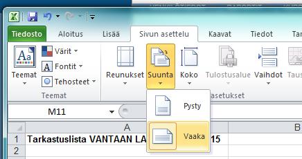 vaaka Valitse Tiedosto > Tulosta > Sovita kaikki