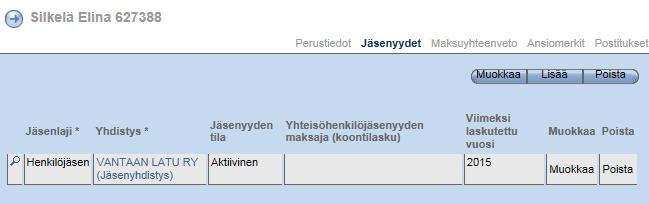 Yhdistyskäyttäjän tietopaketti 96/99 26.10.2017 42 VUOSIPÄIVÄRAPORTTI Tällä haulla voit hakea Exceliin kuluvana vuonna esimerkiksi 5, 10, 15, 16, 20 j.n.e. vuotta yhdistyksessä jäsenenä olleita jäseniä.