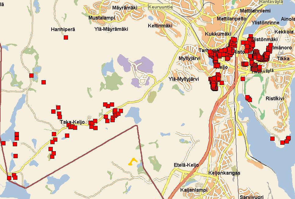 Jyväskylä Asuin omakotitalot ja vapaa ajan rakennukset