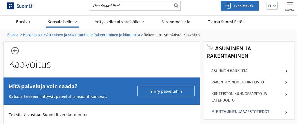 Esimerkkikuva nykyisestä Suomi.
