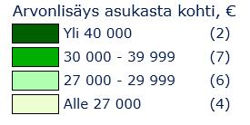 Koko kansantalouden arvonlisäys* (BKT) asukasta kohti 2016 maakunnittain, euroa Käyvin hinnoin Maakunta Arvonlisäys asukasta kohti, KOKO MAA 33 750 Uusimaa 44 350 Ahvenanmaa 40 439 Pohjanmaa 32 943