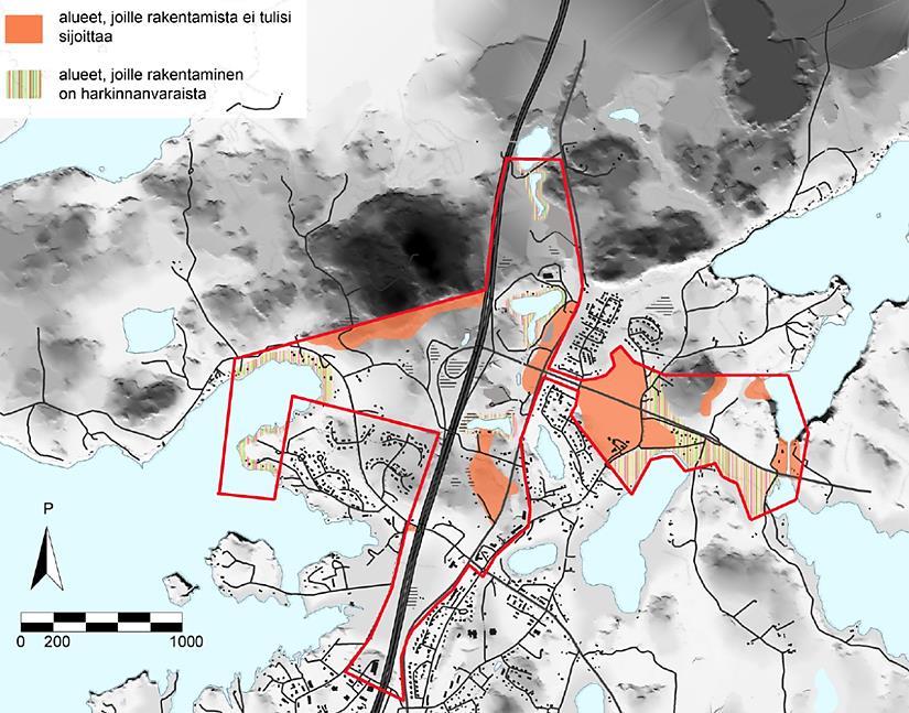 50 Oyk, Yleiskaavan selstus, ehdtus II 26.2.2018 63 / 72 rakentamisen ulkpulelle, n sitettu jk virkistys- tai maa- ja metsätalusvaltaisiksi alueiksi.