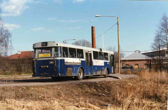 Helsingin kaupungin liikennelaitos 335, Scania-Vabis B7158 / Valmet vm.