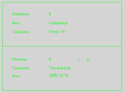 Kuvan viimeistely Otsikkotaulun siirtäminen ja poistaminen Otsikkotaulun siirtäminen Tarkista ensin valintasuodattimesta, että kaikki elementtityypit on valittu. Aktivoi otsikkotaulu.