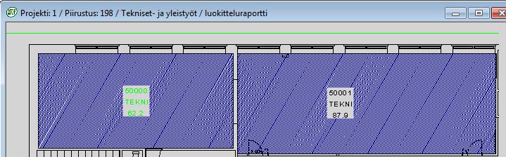 Alueiden käsittelyn lisätoiminnot Alueiden haku Tällä toiminnolla voit helposti tarkastella aktiivisen projektin alueiden tietoja ja etsiä jotain tiettyä aluetta esim.
