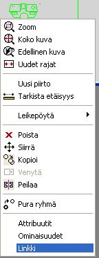 Symbolit Tiedostojen linkittäminen:.vxp (esim. valokuva tai piirustus) 1) Tallenna valokuva tif muotoon ja avaa se ATOP ohjelmassa. 2) Tallenna kuva Tallenna tiedosto -toiminnolla ATOP -muotoon (.