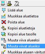 Vektorikuvien käsittelyn erikoistoiminnot Vektorikuvan automaattinen neliöinti 2/3 Suljetun murtoviivan sisältämä taso on tiedossa Tarkista, että koko piirustus näkyy näytöllä: Hae piirustuksen