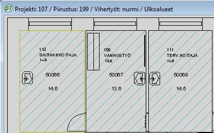 Vektorikuvien käsittelyn erikoistoiminnot Sammuta taso Aluetyypit Sammuta taso valinta