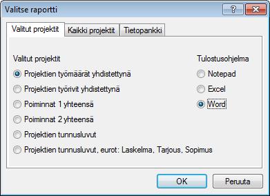 Notepad: - kannattaa käyttää, kun haluat katsella tietoja ruudulla Excel: - Makrojen suoritus oltava sallittu (Excelissä valvontakeskuksen