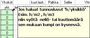 Tulostaminen - raportit Excel & Word Ohjelma avaa Excel -taulukon, johon tulee automaattisesti projektin tiedot ja