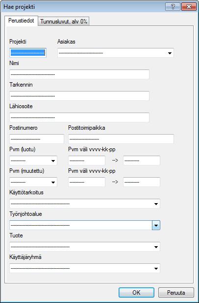 Valitse Projektit Uusi TAI Valitse TIF Tee uusi projekti TAI Valitse DWG Tee uusi