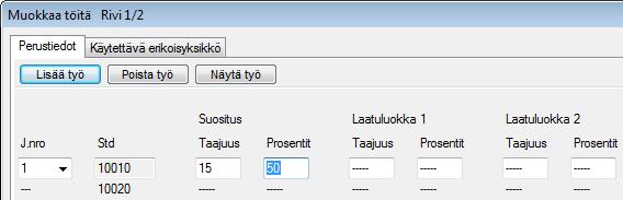 Valitse Lisää ja anna paketille koodi.