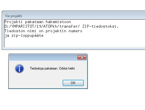 Projektien siirrot Projektien/kuvien siirtäminen laskijalta toiselle Tämän ohjeen avulla saat siirrettyä ATOPkh laskenta- tai kuvaprojektit tietokantoineen laskijalta toiselle (= toiseen ATOP