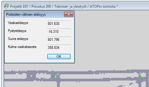 Rasterikuvien käsittely Mitan tarkistus skaalauksen jälkeen Mitan tarkistaminen kannattaa aina tehdä kuvalle ennen kuin alat neliöimään sitä.