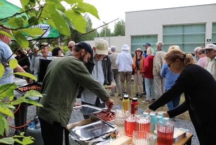 Syyskauden ensimmäinen kerta Pappilassa 11.9. Tied. Pirkko Leponiemi-Pirhonen.