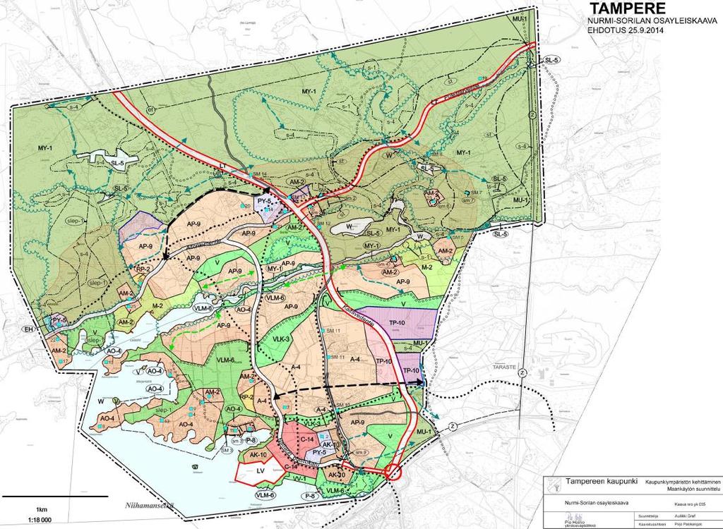 2021-2022 Kaavoitusohjelma 2018 2022 Nurmi-Sorila I Nurmi-Sorilan alueella valmistellaan osayleiskaavan mukaisesti uusia pientaloalueita noin 100:lle asunnolle. Asuminen n.