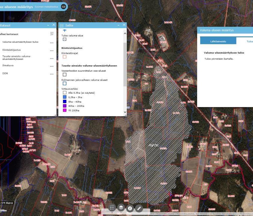 Suomen metsäkeskuksen sivuilta löytyy kunnostusojituksen suunnitteluun hyödyllisiä aineistoja https://metsakeskus.maps.