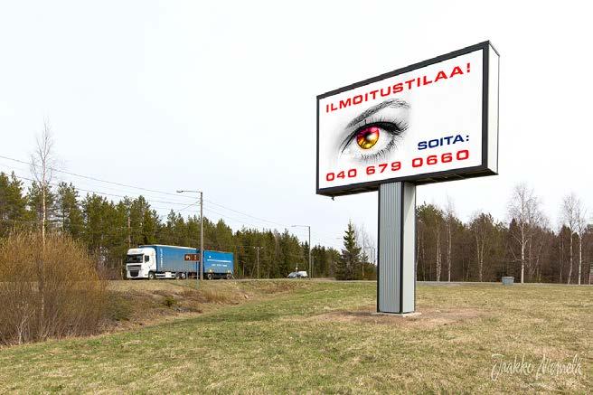 Digitaalist jättinäytöt Yliviska, Savonti autoa/vrk