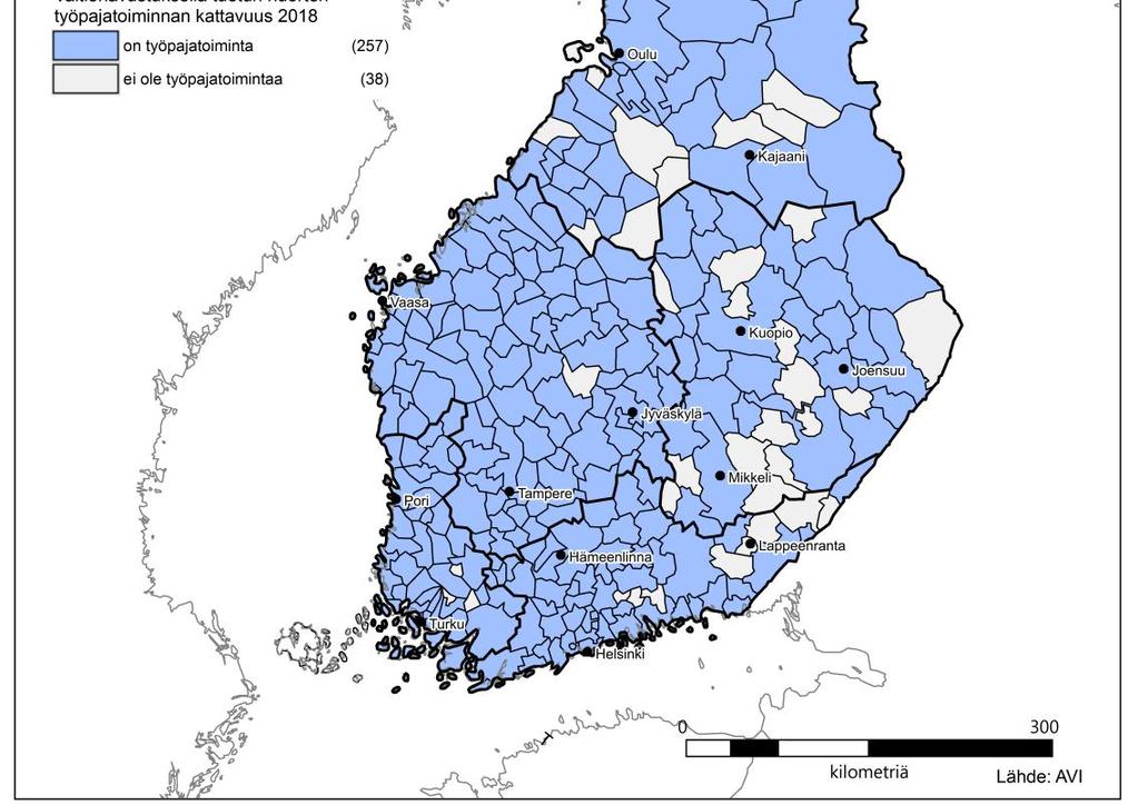 vuonna 2018 LSSAVI - Työpajatoiminta